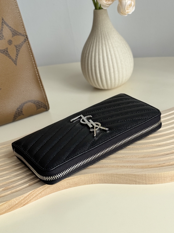 イヴサンローラン財布側面デザイン